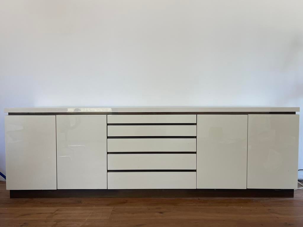Kast hoogglans lak ‘70, Huis en Inrichting, Kasten | Dressoirs, Ophalen, Zo goed als nieuw