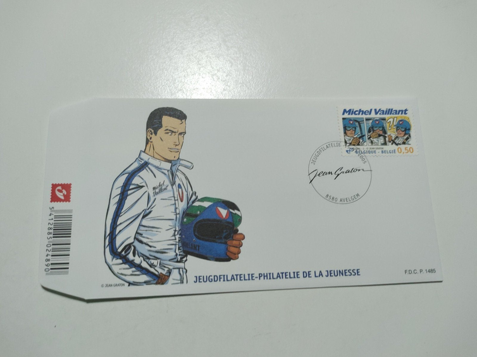 jeugdfilatelie 2005 fdc 1 ste dag, Postzegels en Munten, Ophalen of Verzenden, 1e dag stempel, Met stempel