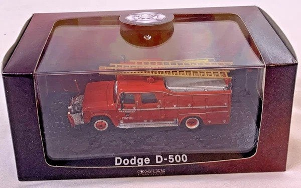 Atlas Editions Dodge D-500 Vanassche Brandweer 1:72 Diecast, Onbekend, Verzenden, Zo goed als nieuw, Nederland