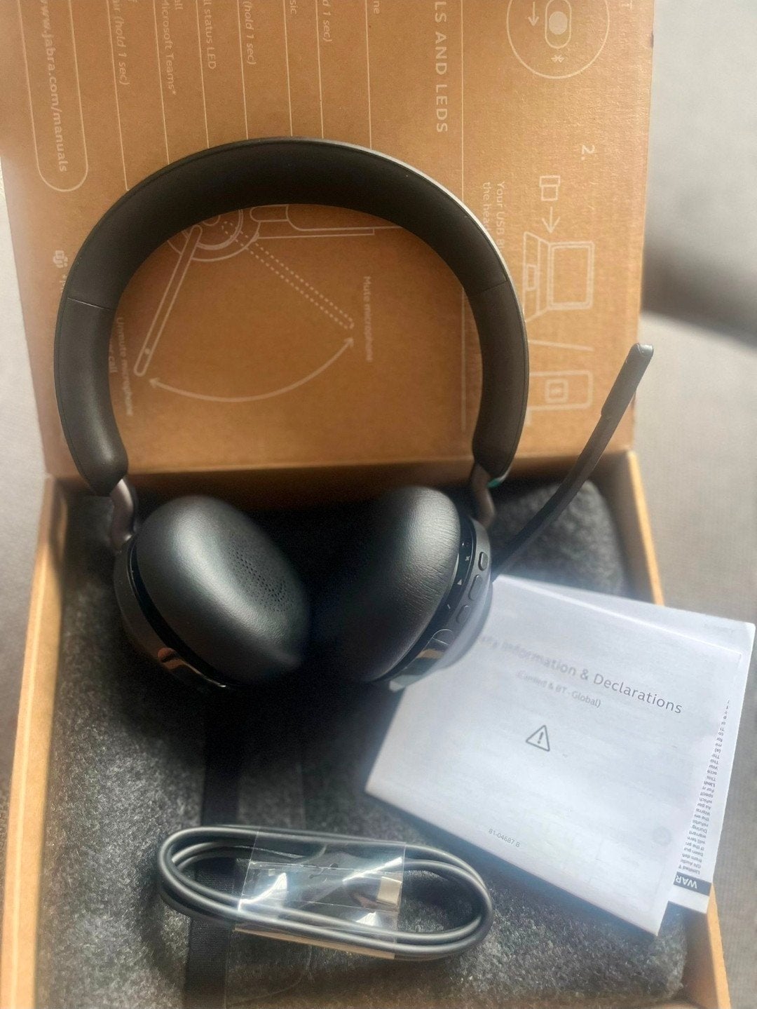 Casque Jabra Evolve2 65 – Neuf dans sa boîte d’origine, Sans fil