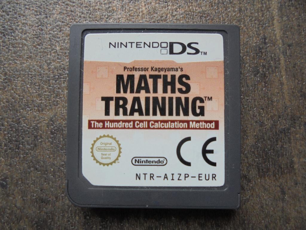 Professor Kageyama's Maths Training voor DS (zie foto's), Games en Spelcomputers, Games | Nintendo DS, Puzzel en Educatief, Gebruikt
