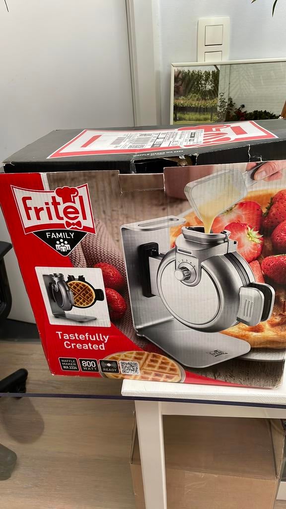 Fritel wafelmaker nooit gebruikt, spiksplinternieuw!, Elektronische apparatuur, Wafelijzers, Ophalen