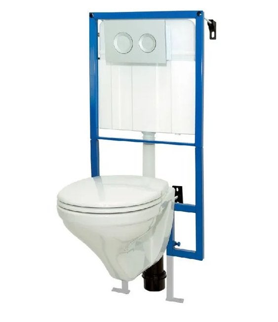 Nouveau - Pack WC LIVE UP - Toilette suspendue, Bricolage & Construction, Sanitaire, Neuf, Toilettes, Enlèvement