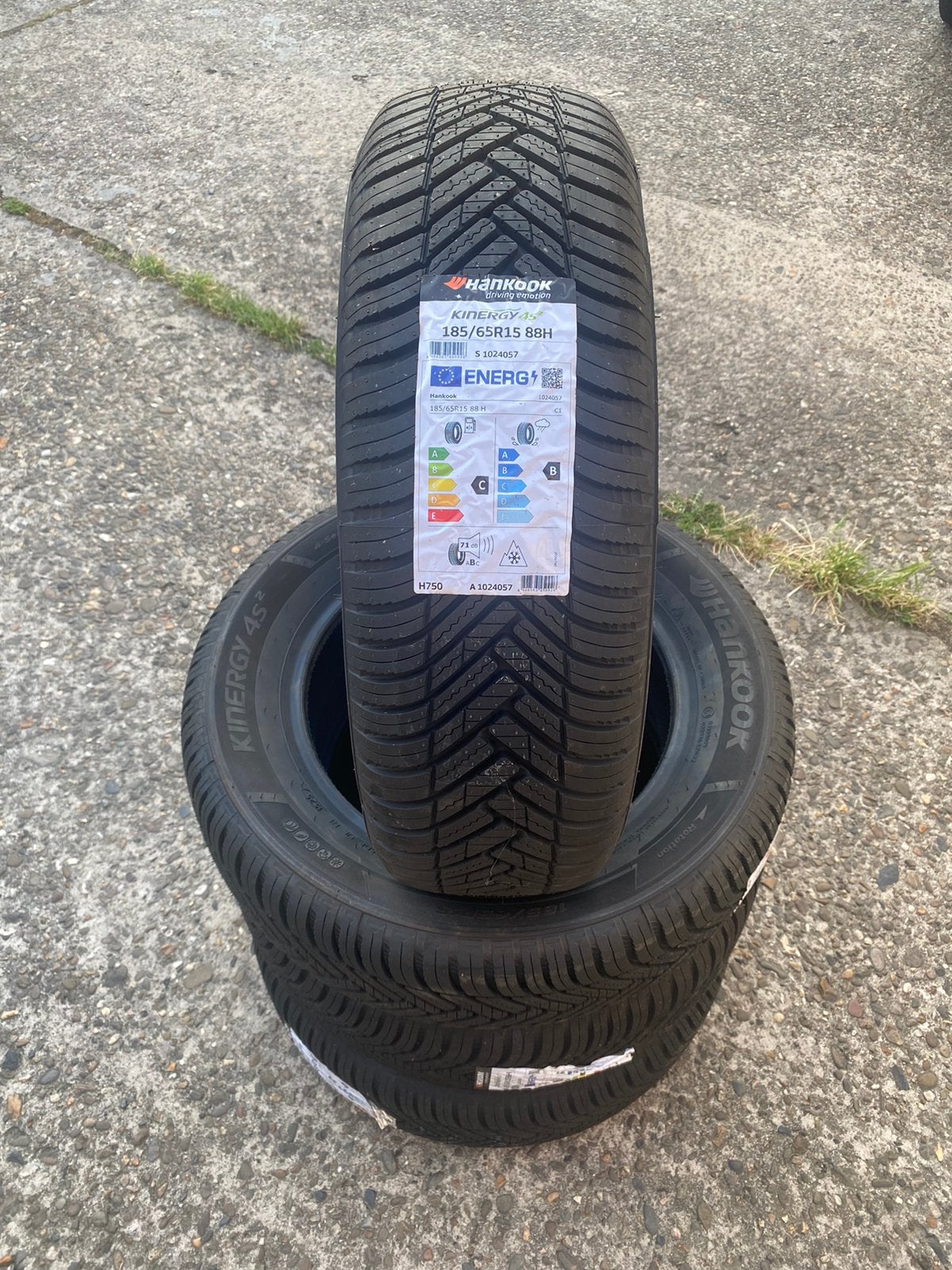 4x 185/65R15 88H 4saison hankook, Enlèvement
