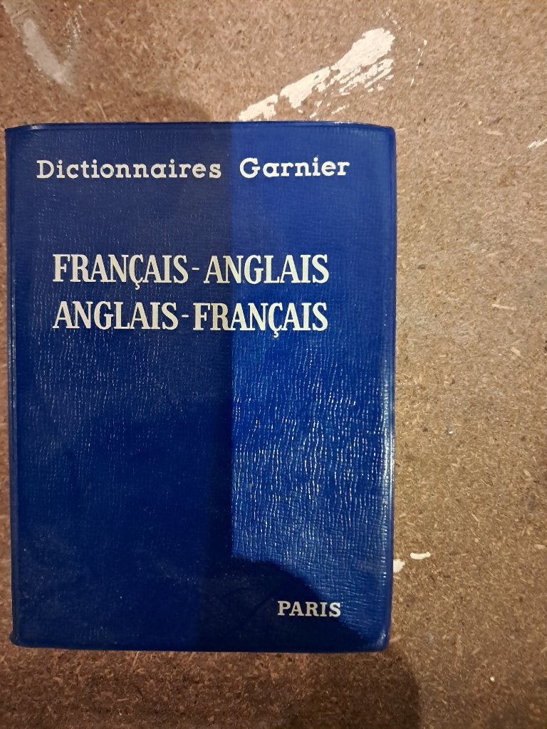 Dictionnaire Garnier 1966 : Français-Anglais-Français., Enlèvement, Anglais