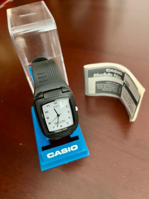 CASIO 760 FTP-10 Flip Top Calculator Polshorloge, vintage, Handtassen en Accessoires, Horloges | Heren, Casio, Kunststof, Polshorloge