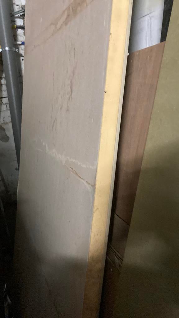 Gratis Geïsoleerde gyproc platen, Enlèvement, Utilisé