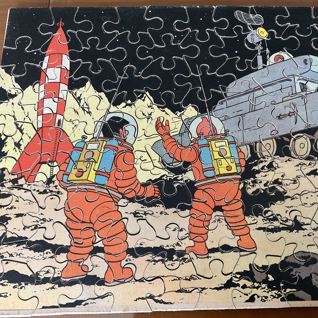 Puzzel van Kuifje, Ophalen of Verzenden, Kuifje, Gebruikt, Boek of Spel