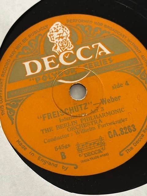 vinyl Decca Freischutz Weber, Cd's en Dvd's, Ophalen of Verzenden, Gebruikt, Overige typen