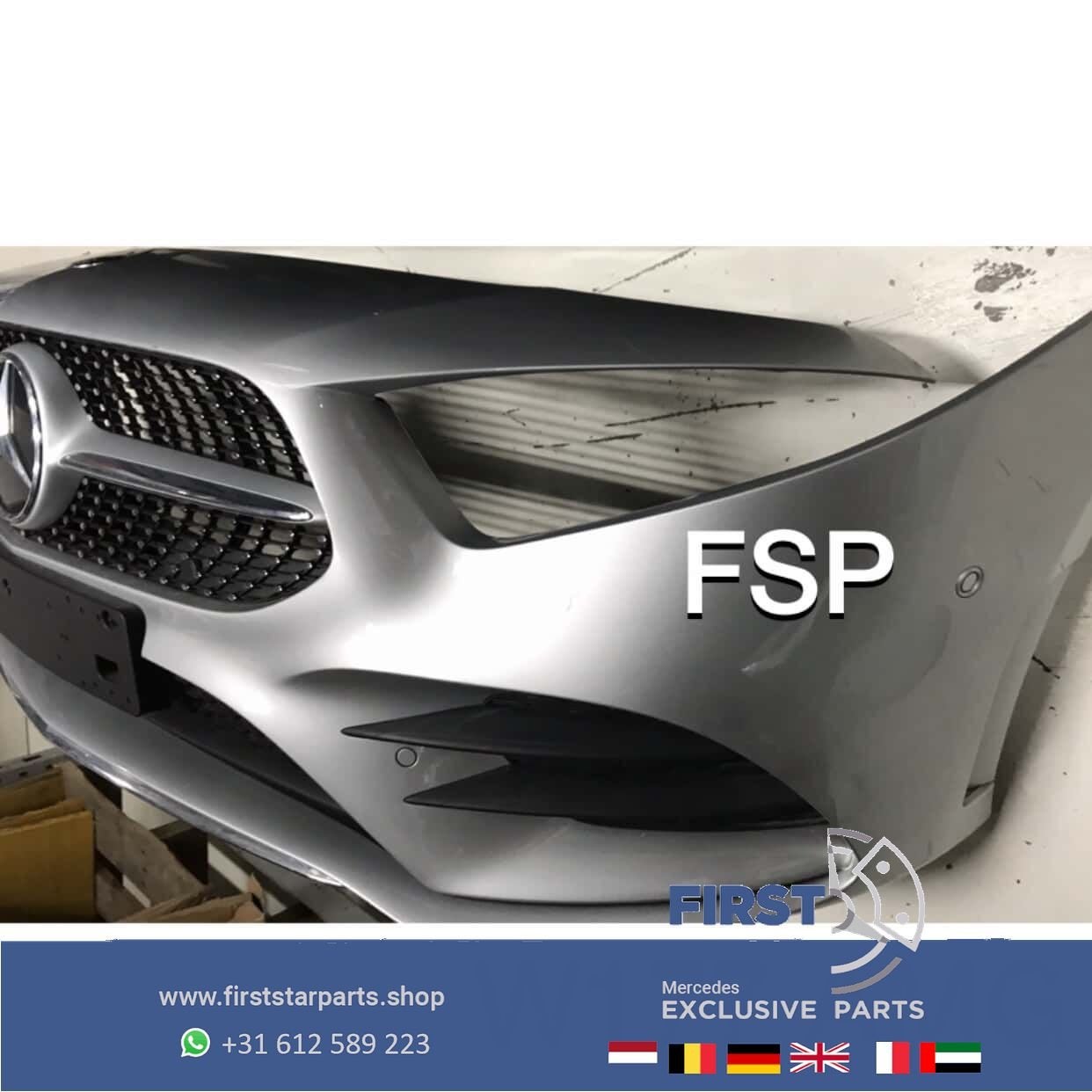 W177 A35 AMG Voorbumper COMPLEET Mercedes A Klasse 2020 bump, Gebruikt, -, Voor, Ophalen of Verzenden