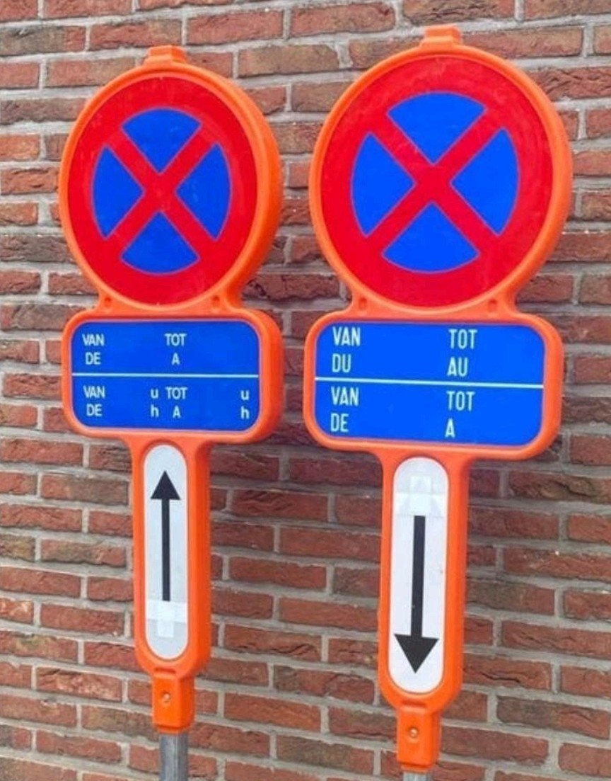 parkeerverbodsborden E3 TE HUUR