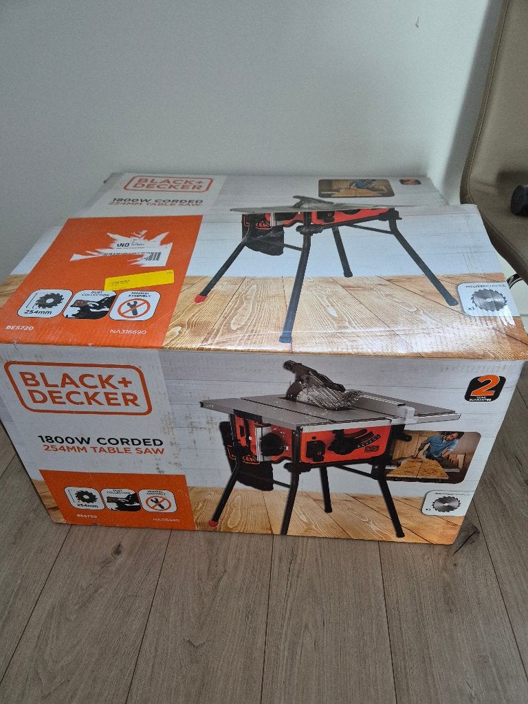 Zaagmachine Black+Decker, Doe-het-zelf en Bouw, Gereedschap | Zaagmachines, Ophalen, Cirkelzaag, 70 mm of meer, Nieuw