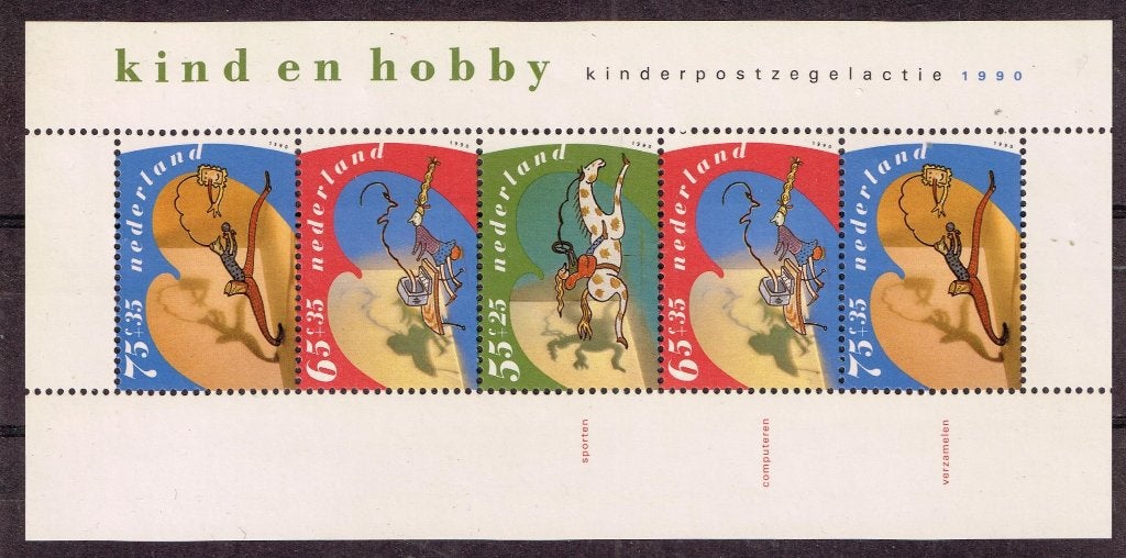 Timbres des Pays-Bas - K 2548 - Enfants et loisirs, Timbres & Monnaies, Timbres | Pays-Bas, Enlèvement ou Envoi, Après 1940, Affranchi