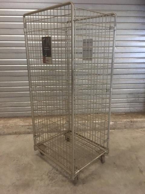 Caddie | Robuuste draad rolcontainers 80x70x185cm, Doe-het-zelf en Bouw, Ophalen