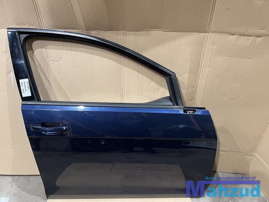 VW GOLF 7 7.5 HATCHBACK BLAUW rechts voor deur portier 2012-, Gebruikt, Volkswagen AG, Vw@volkswagen.de, Volkswagen