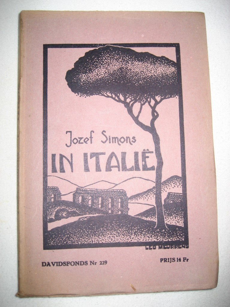 Jozef Simons - In Italië - 1930, Antiek en Kunst, Ophalen of Verzenden
