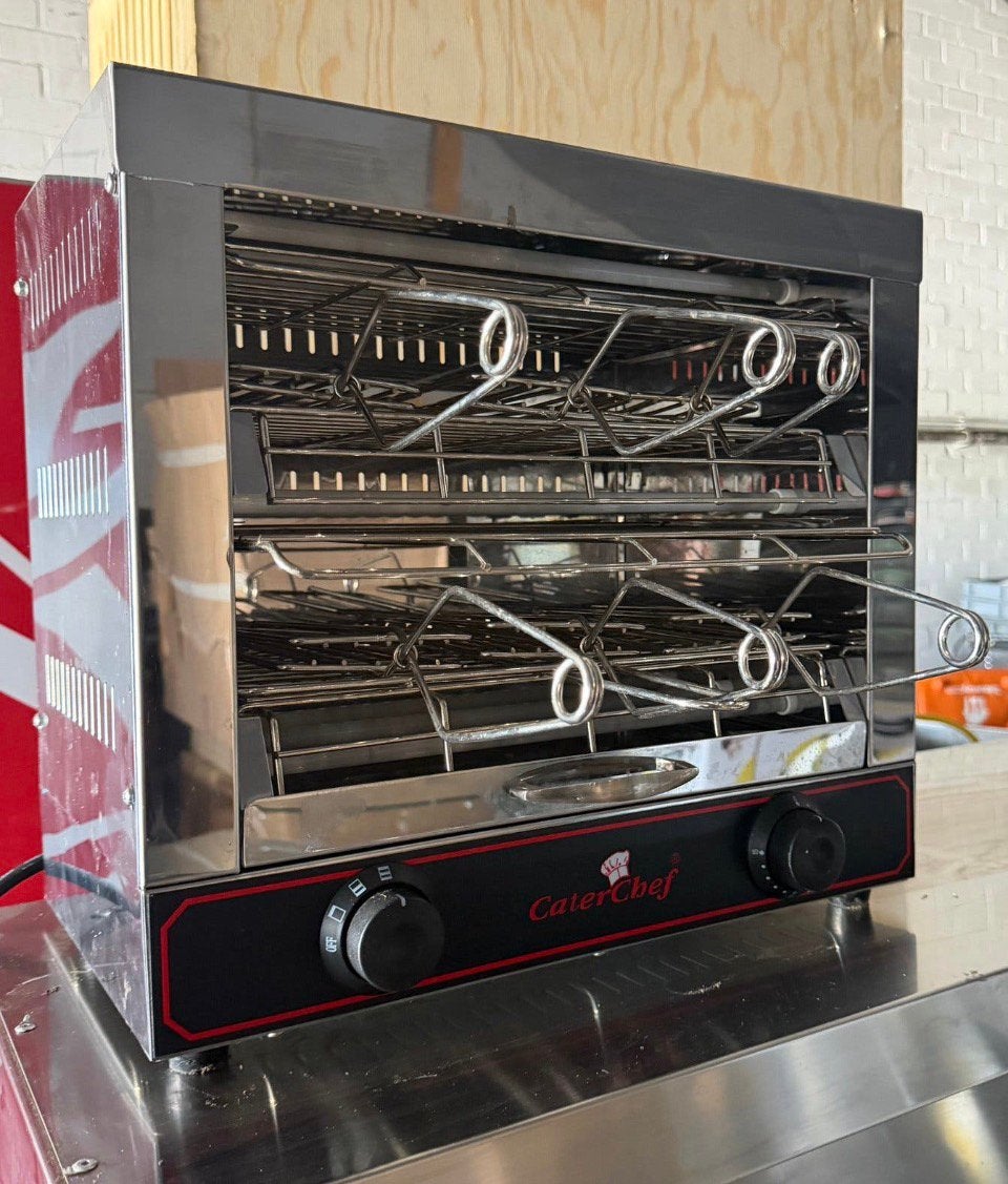 Professionele CaterChef Tostoaster / Salamander 6 Tangen RVS, Overige typen, Ophalen, Gebruikt