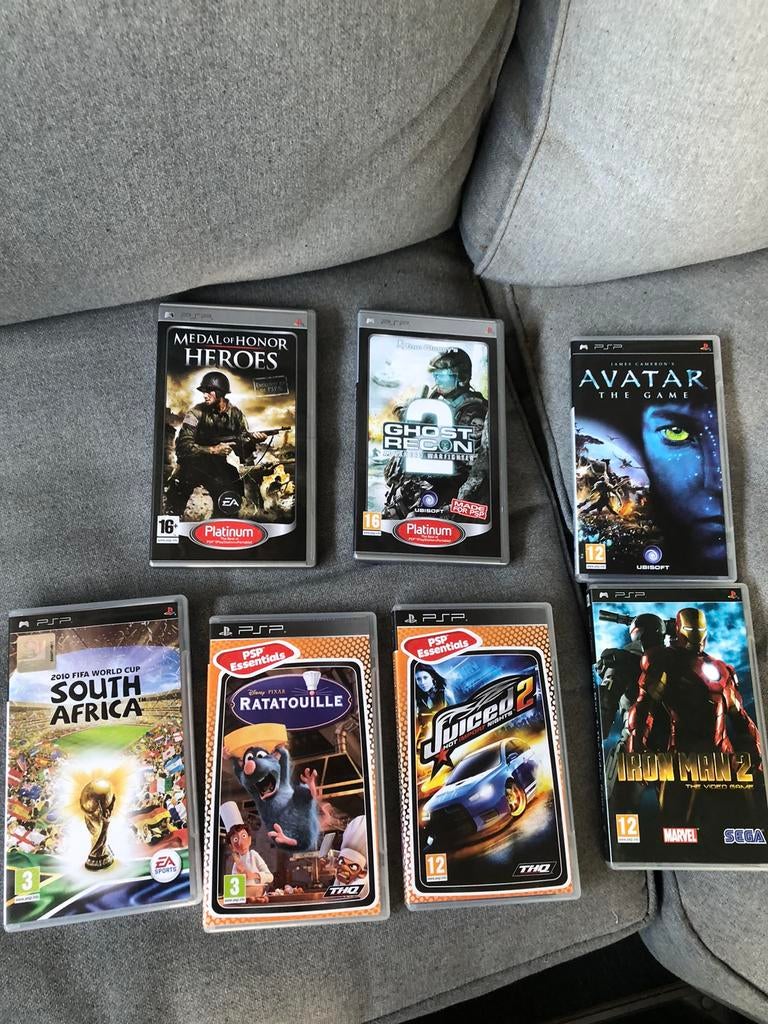 Verschillende PSP spelletjes, Ophalen, Zo goed als nieuw, PSP