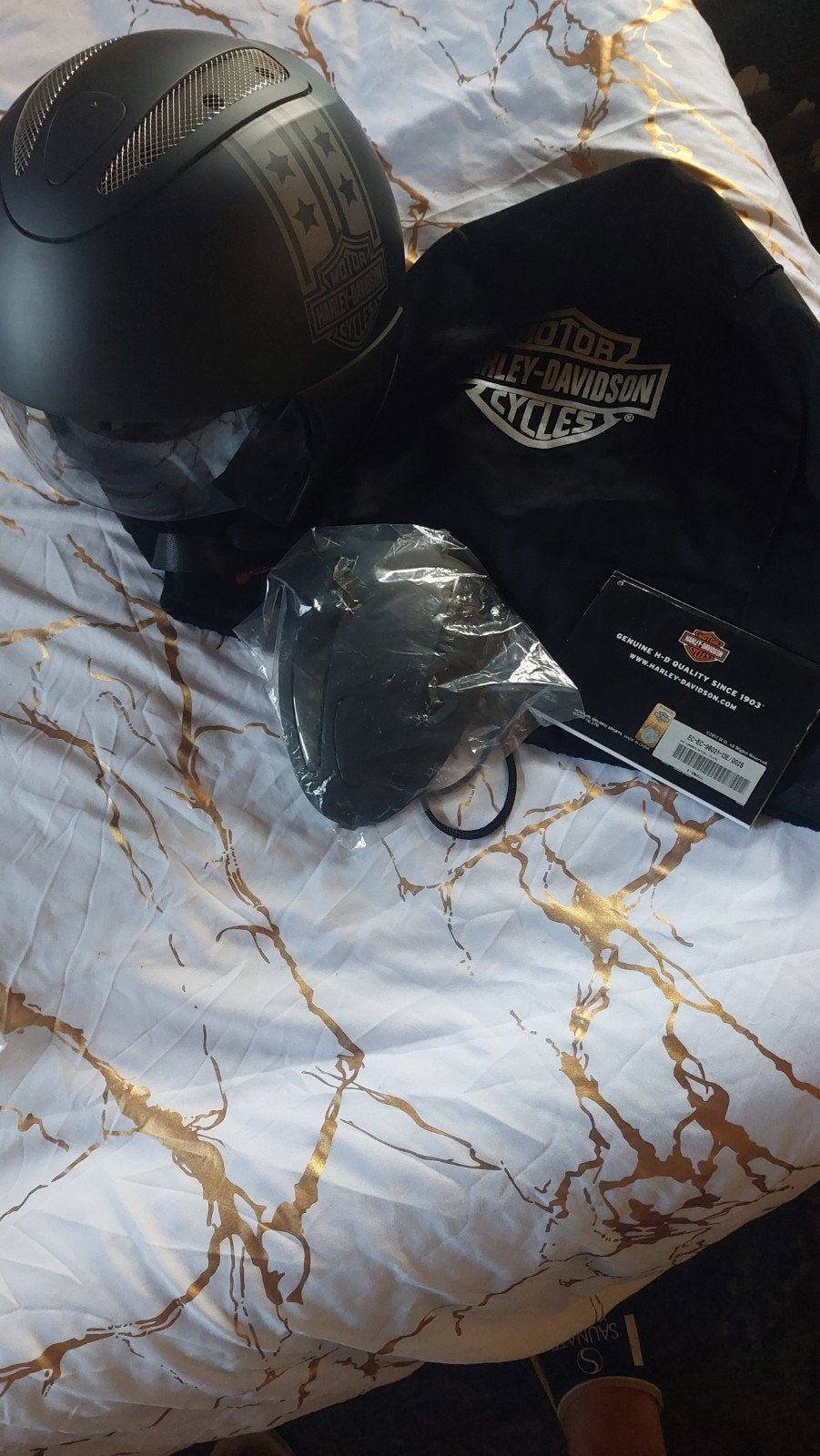 Harley Davidson helm  nooit gebruikt, Vélos & Vélomoteurs, Enlèvement