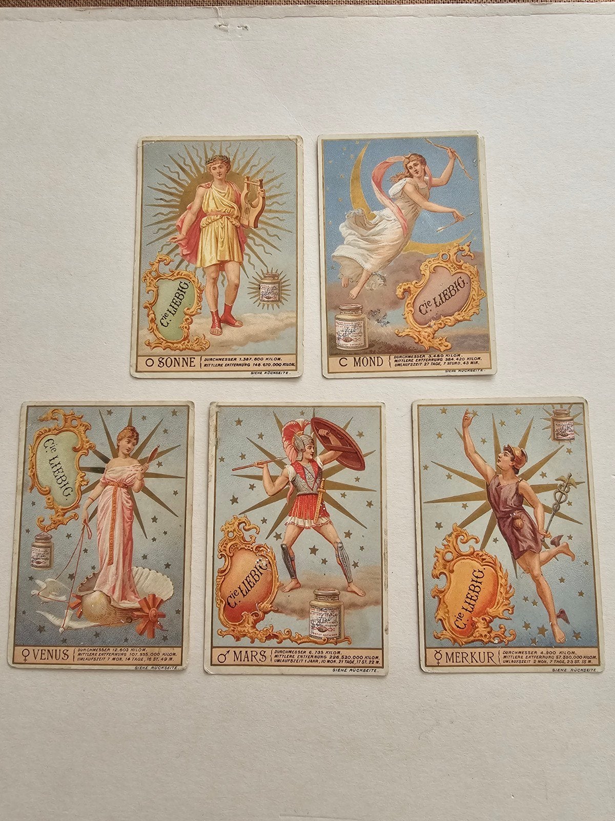 Liebig serie S355 (1892 )Horoscoop, Ophalen of Verzenden, Foto