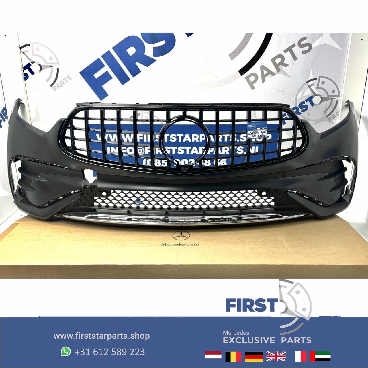 W254 X254 C254 BUMPER GLC 43 AMG VOORBUMPER ORIGINEEL + GT G, Utilisé, -, Avant, -