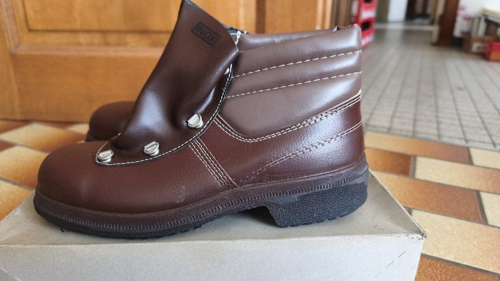 Bottines de sécurité Viborg "Inox" — Pointure 41 — Neuves, Chaussures de travail, Comme neuf, Brun, Enlèvement
