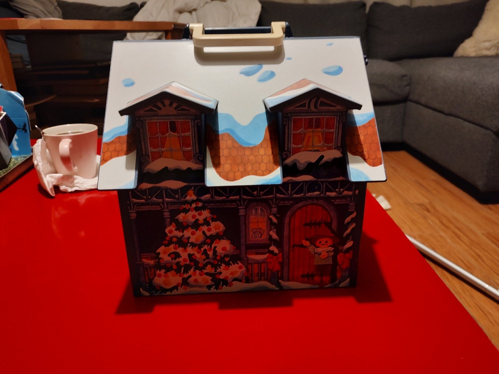 Playmobil kersthuisje met kerstmannen en elfjes en toebehore, Ophalen, Complete set, Overige typen, Family fun