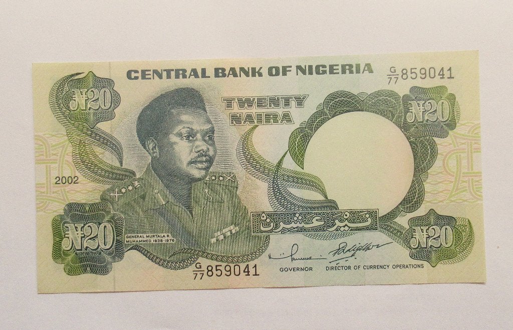 Nigeria 20 Naira  2002 , Timbres & Monnaies, Envoi, Nigeria