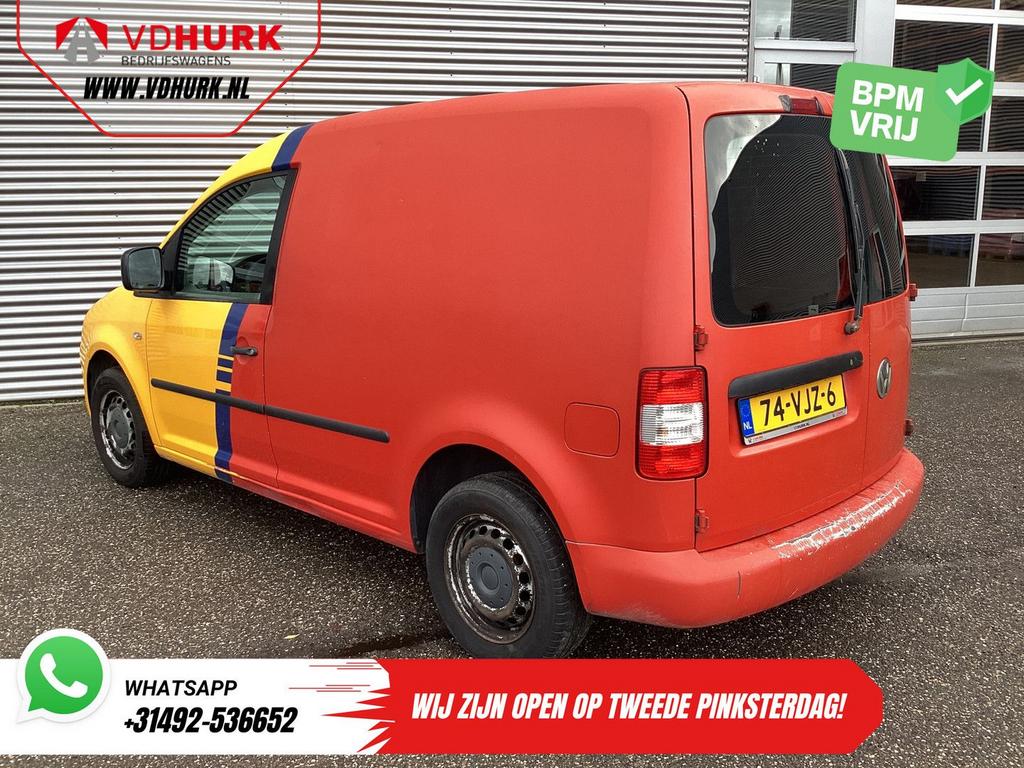 Volkswagen Caddy 2.0 SDI EXPORT ONLY DB-Riem V.V./ Airco/ Cr, Rouge, Achat, Entreprise, Boîte manuelle