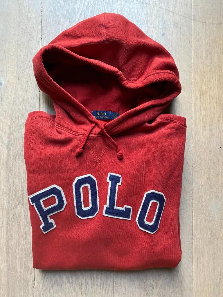 Sweat à capuche Ralph Lauren rouge bordeaux - M, Vêtements | Hommes, Pulls & Vestes, Rouge, Enlèvement ou Envoi, Ralph Lauren