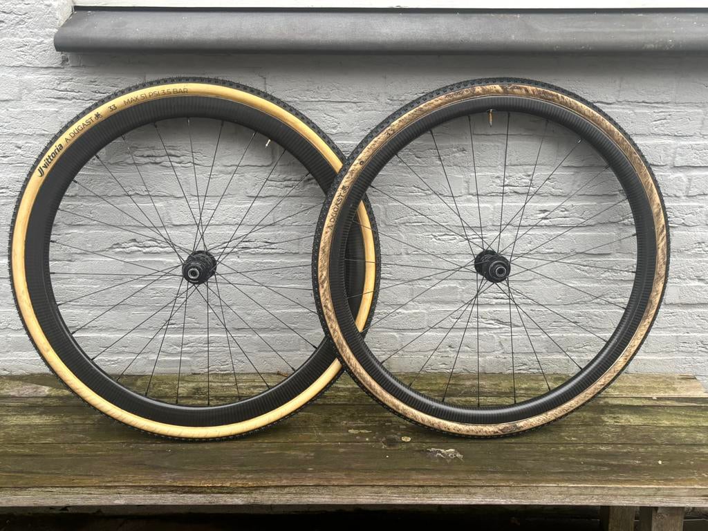 Cyclocross carbon tube wielen, Enlèvement, Comme neuf