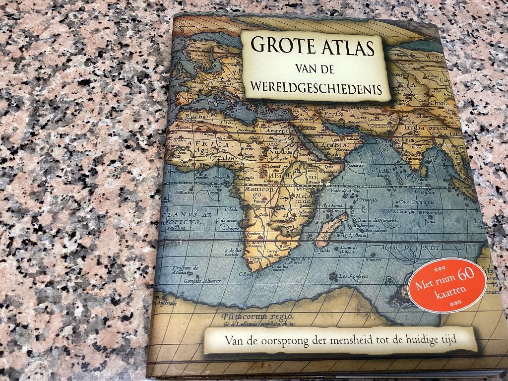 Grote atlas van de wereldgeschiedenis. Van de oorsprong der, Boeken, Ophalen of Verzenden
