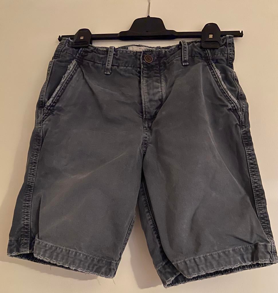 Short pour homme - gris-bleu - taille 30, Enlèvement ou Envoi, W32 (confection 46) ou plus petit, Comme neuf, Abercrombie & Fitch