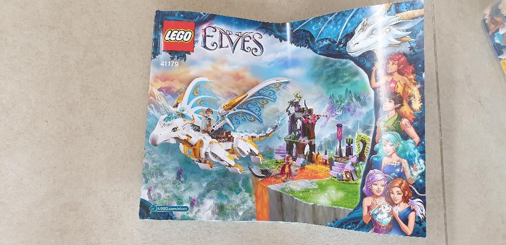 Lego Elves koninginnendraak redding 41179, Ophalen of Verzenden, Zo goed als nieuw, Complete set, Lego