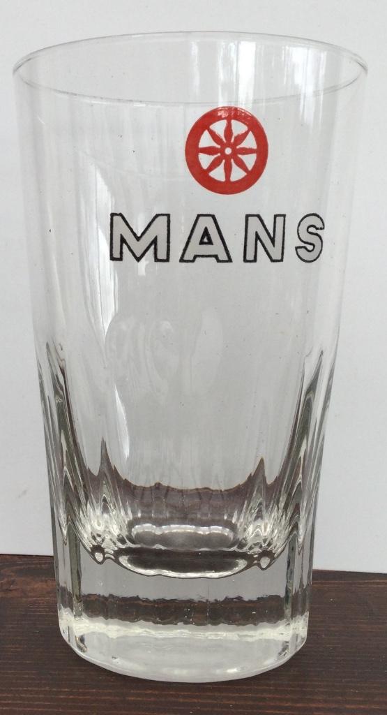 Bier brouwerij glas Mans Wielemans Brussel, Enlèvement ou Envoi