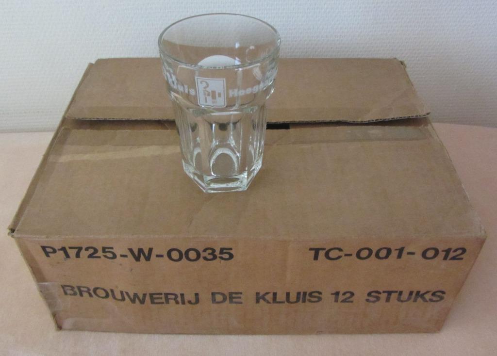 Brouwerij De Kluis-Hoegaarden - 10 Nieuwe glazen - met doos, Verzamelen, Ophalen of Verzenden, Nieuw, Bierglas