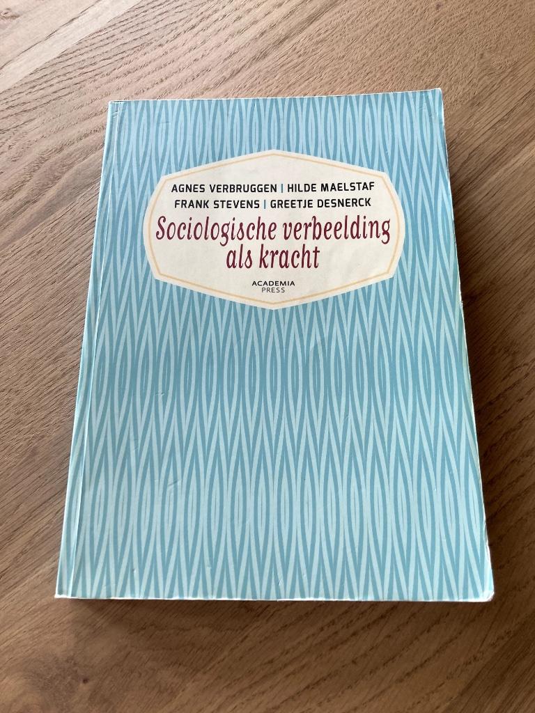 Sociologische verbeelding als kracht, Ophalen of Verzenden, Gelezen, Hoger Onderwijs, Diverse auteurs