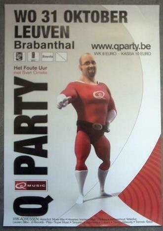 affiche/poster - Q-music party (40 x 60 cm), Ophalen of Verzenden, Nieuw