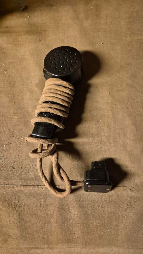 BRITSE micro n4  ww2 voor radio WS18, Verzamelen, Ophalen of Verzenden, Landmacht, Overige typen