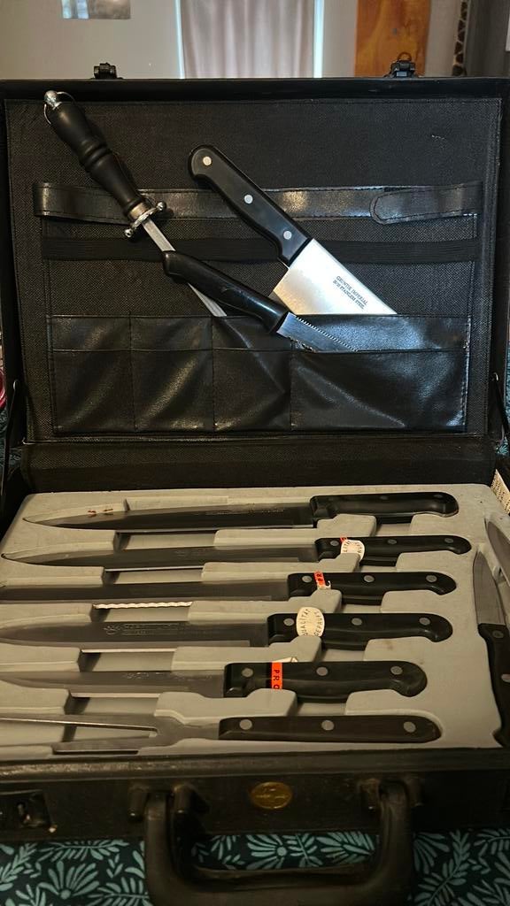 Valise de couteaux de cuisine, Enlèvement, Utilisé