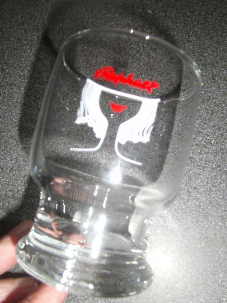 glas glazen St Raphaël vintage retro, Verzamelen, Ophalen of Verzenden, Zo goed als nieuw, Borrel- of Shotglas
