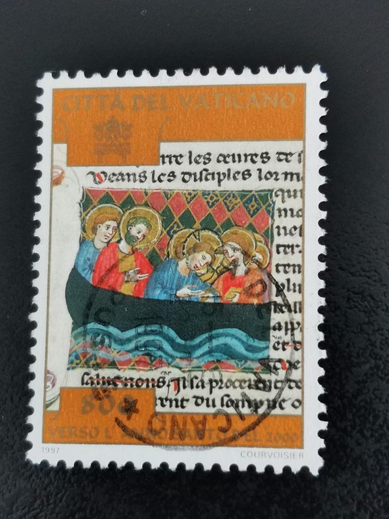 Cité du Vatican 1997 - Année Sainte 2000, Enlèvement ou Envoi, Affranchi
