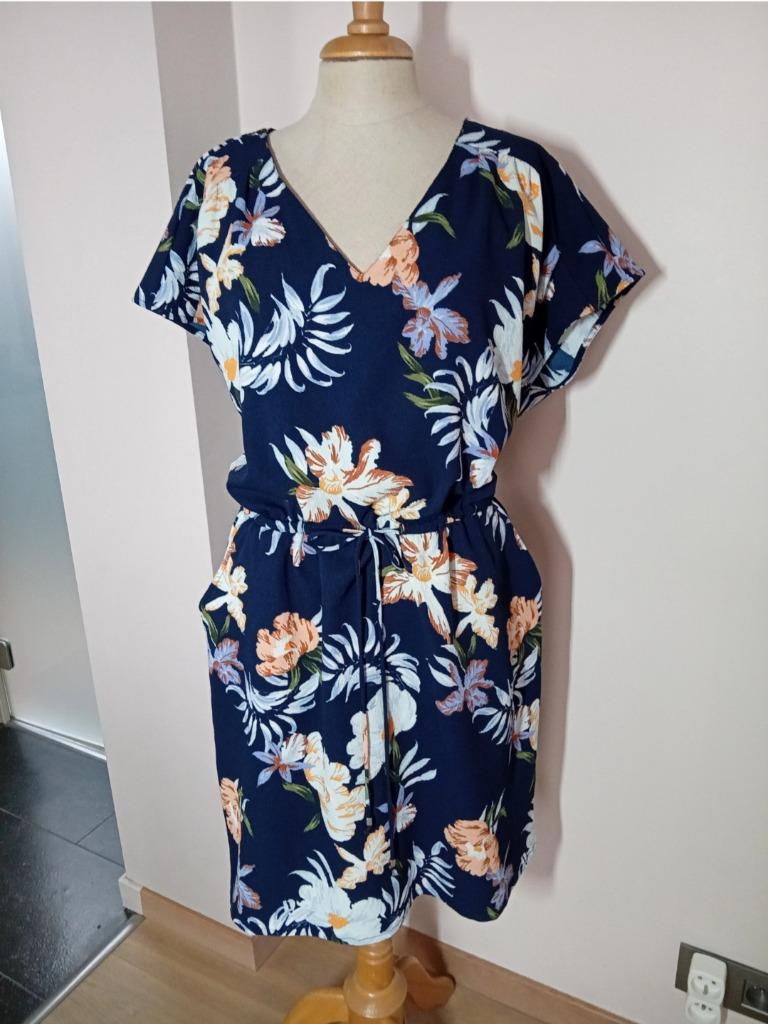 Blauwe zomerjurk  Vero Moda,  maat L, Kleding | Dames, Jurken, Blauw, Maat 42/44 (L), Ophalen of Verzenden, Zo goed als nieuw