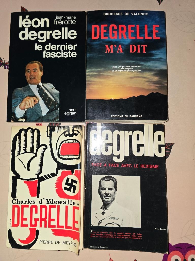 4 livres de LEON DREGRELLE. Rex., Enlèvement ou Envoi, Utilisé