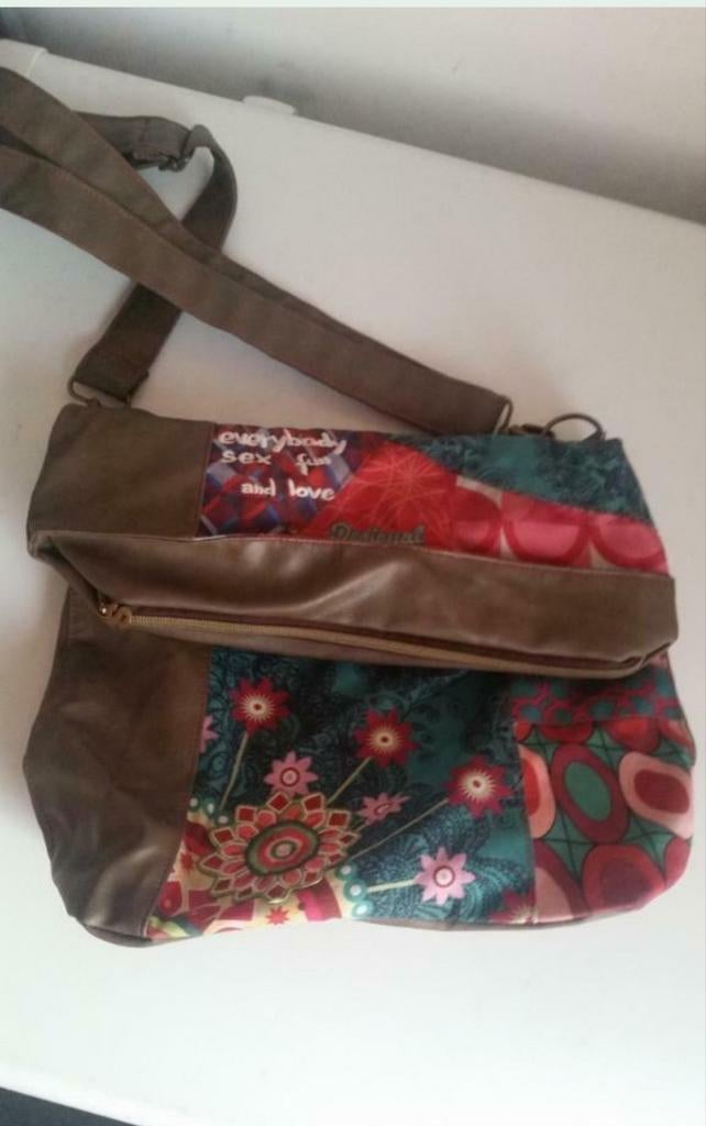 sac desigual bandoulière, Enlèvement ou Envoi, Utilisé, Cuir