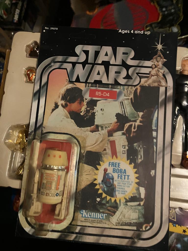 Robot R5 D4 Star Wars dans blister repro, Enlèvement ou Envoi, Utilisé