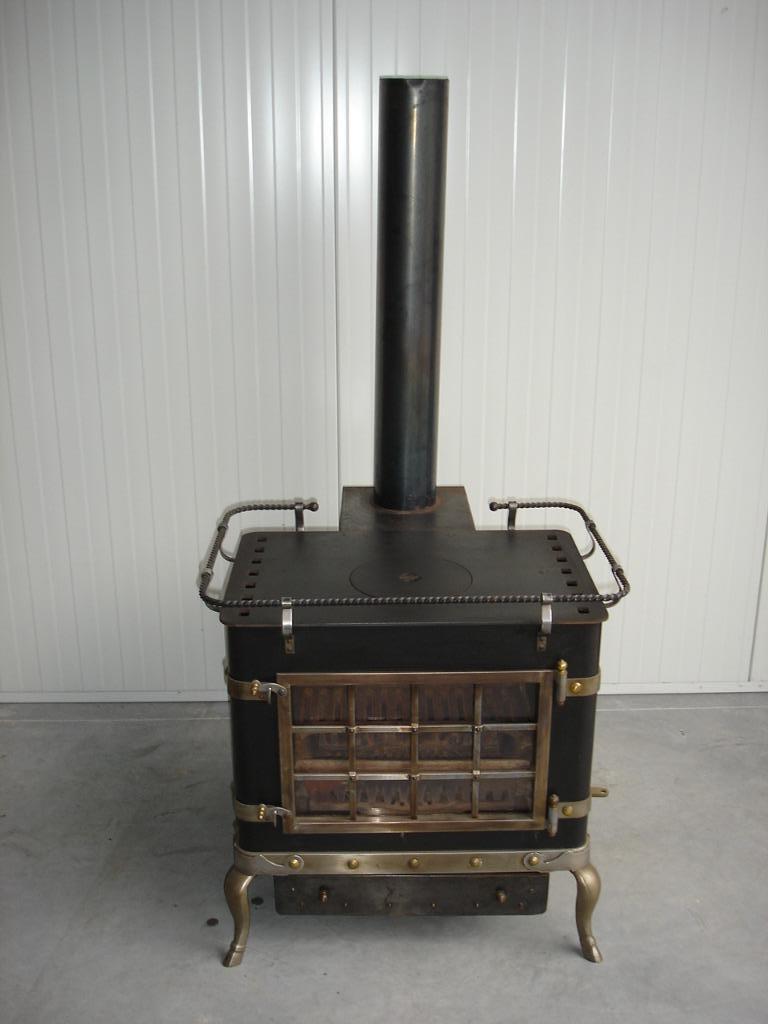 Kolenkachel en houtkachel, Huis en Inrichting, Kachels, Ophalen, Gebruikt, Kolenkachel