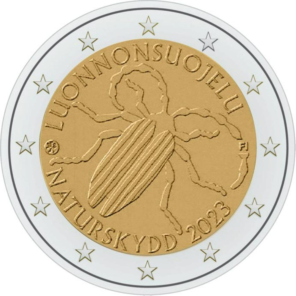 2 euro Finland 2023 UNC De eerste Finse wet op de, Ophalen of Verzenden, Finland, 2 euro, Setje
