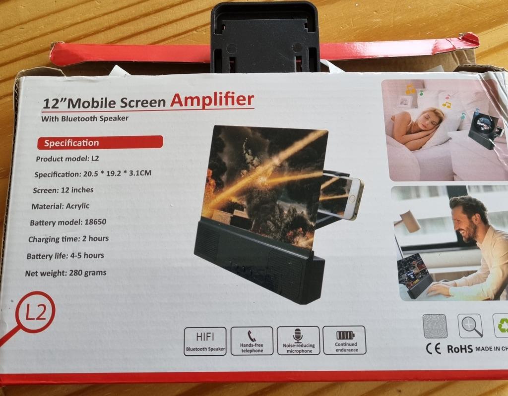 12 " screen amplifier, Telecommunicatie, Ophalen of Verzenden, Nieuw