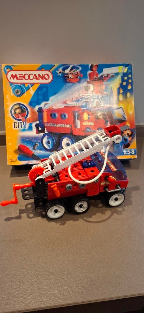 Meccano brandweerwagen 10€, Ophalen of Verzenden